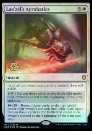 Lae'zel's Acrobatics [Commander Legends: Battle for Baldur's Gate Prerelease Promos] | Rock City Comics