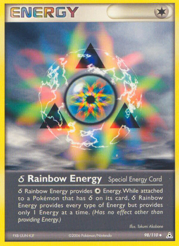 Rainbow Energy (98/110) (Delta Species) [EX: Holon Phantoms] | Rock City Comics