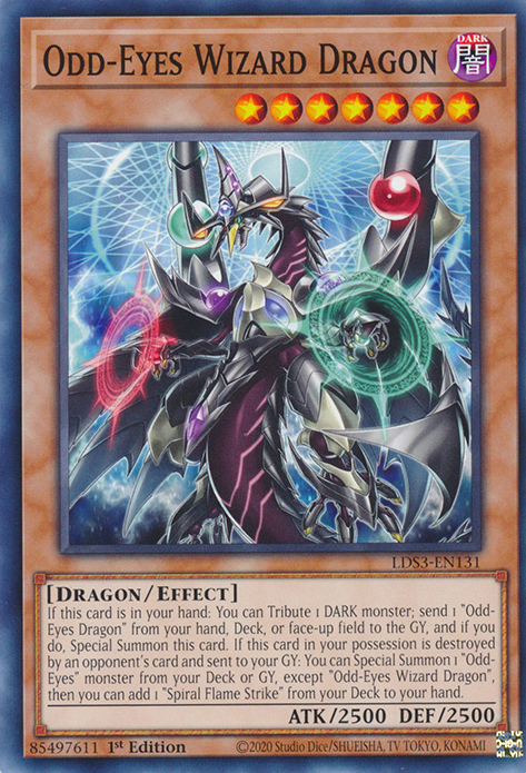Odd-Eyes Wizard Dragon [LDS3-EN131] Common | Rock City Comics