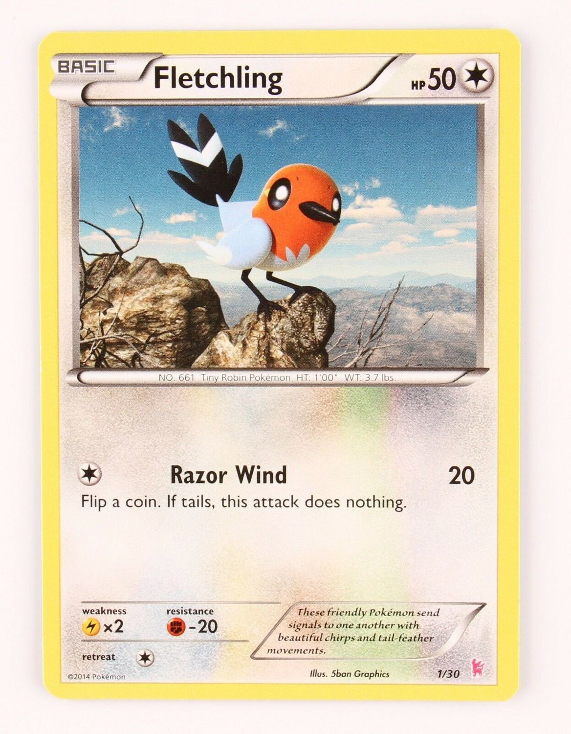 Fletchling (1/30) [XY: Trainer Kit - Sylveon] | Rock City Comics