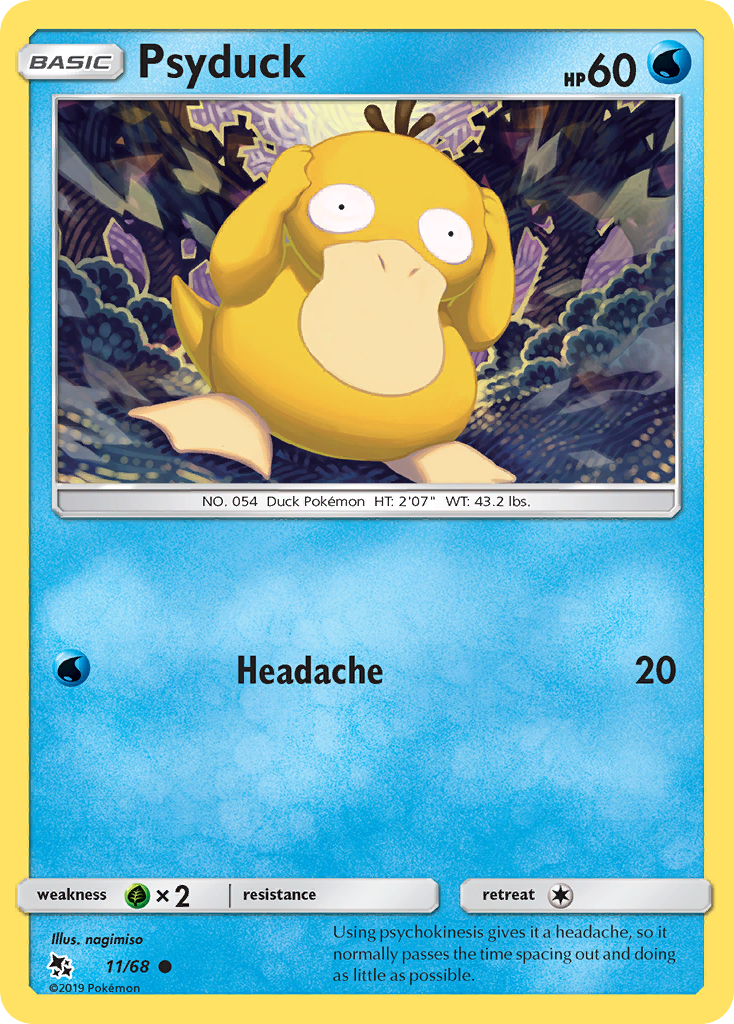 Psyduck (11/68) [Sun & Moon: Hidden Fates] | Rock City Comics