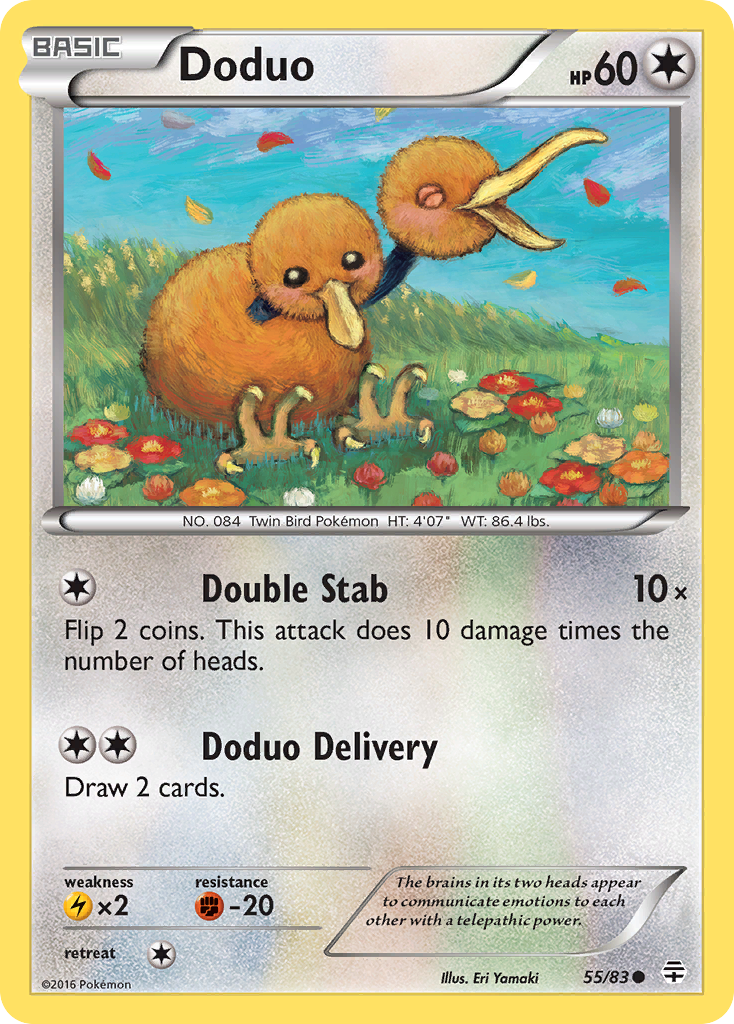 Doduo (55/83) [XY: Generations] | Rock City Comics