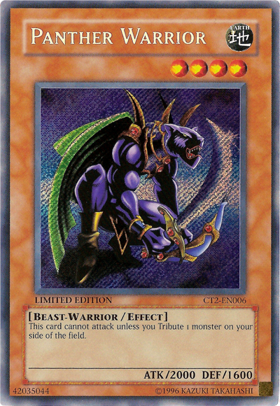 Panther Warrior [CT2-EN006] Secret Rare | Rock City Comics