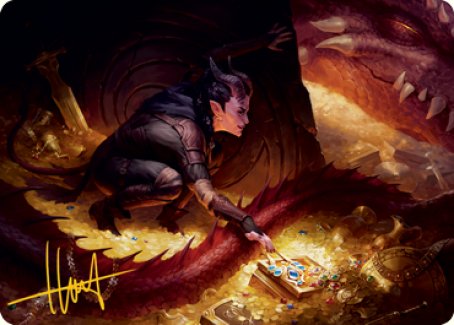 Hoard Robber Art Card (Gold-Stamped Signature) [Dungeons & Dragons: Adventures in the Forgotten Realms Art Series] | Rock City Comics