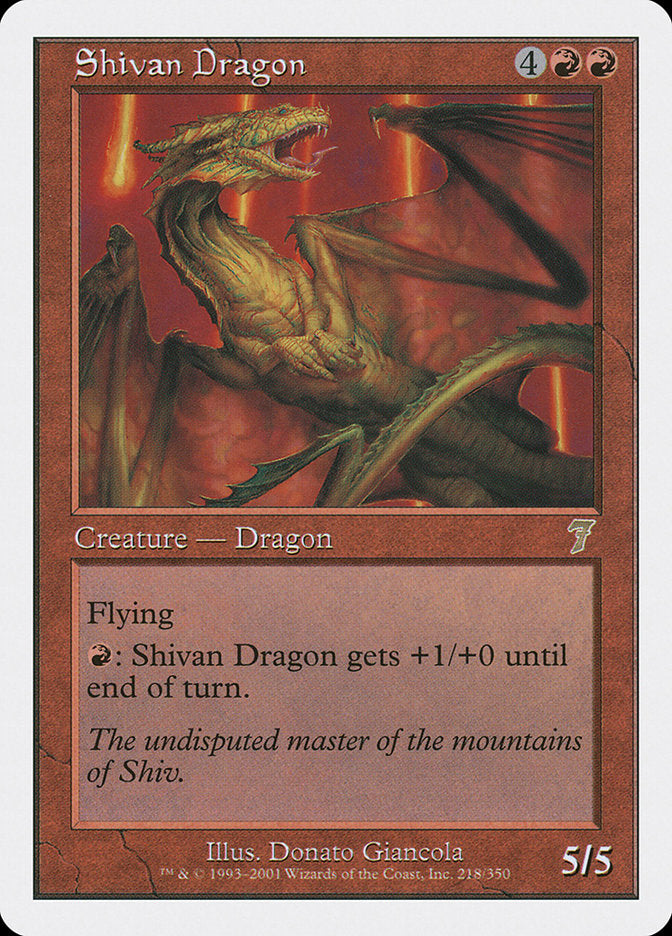 Shivan Dragon [Seventh Edition] | Rock City Comics
