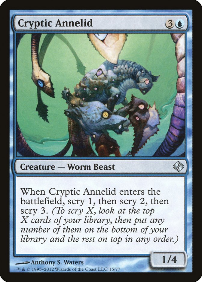 Cryptic Annelid [Duel Decks: Venser vs. Koth] | Rock City Comics