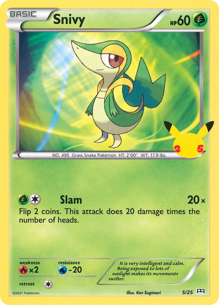 Snivy (5/25) [McDonald's 25th Anniversary] | Rock City Comics