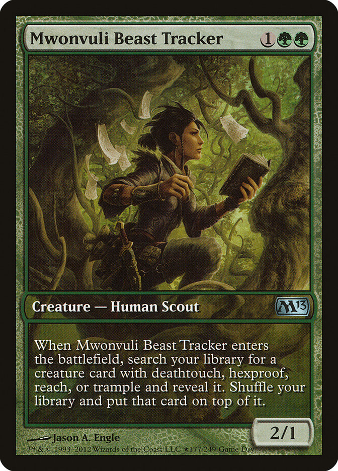 Mwonvuli Beast Tracker (Game Day) [Magic 2013 Promos] | Rock City Comics