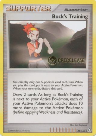 Bucks Training (130/146) (Prerelease Promo) [Diamond & Pearl: Legends Awakened] | Rock City Comics