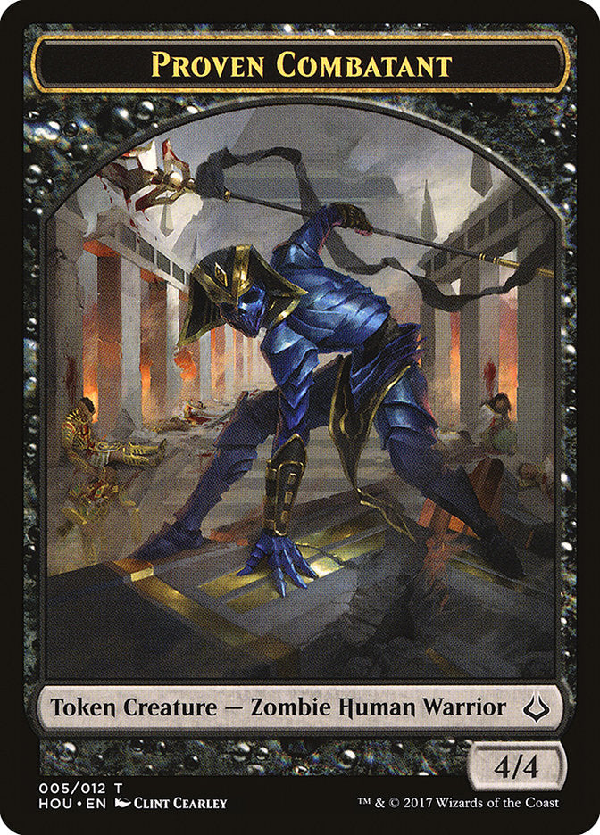 Proven Combatant [Hour of Devastation Tokens] | Rock City Comics