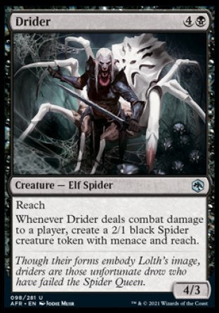 Drider [Dungeons & Dragons: Adventures in the Forgotten Realms] | Rock City Comics