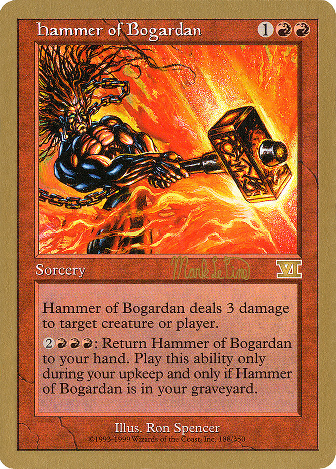 Hammer of Bogardan (Mark Le Pine) [World Championship Decks 1999] | Rock City Comics