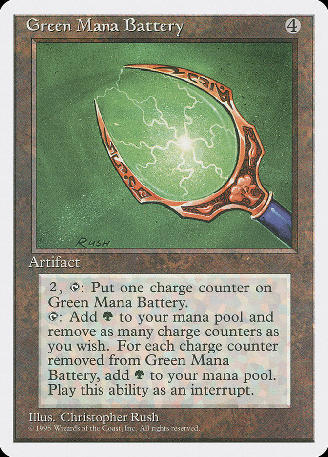 Green Mana Battery [Fourth Edition] | Rock City Comics