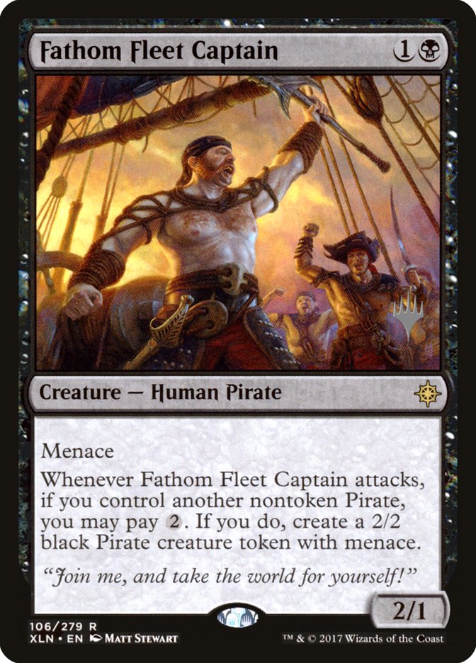 Fathom Fleet Captain (Promo Pack) [Ixalan Promos] | Rock City Comics