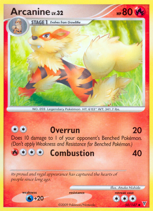 Arcanine (50/147) [Platinum: Supreme Victors] | Rock City Comics