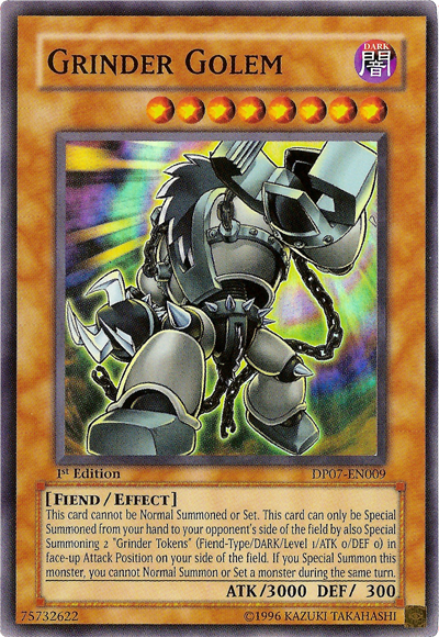 Grinder Golem [DP07-EN009] Super Rare | Rock City Comics