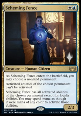 Scheming Fence (Promo Pack) [Streets of New Capenna Promos] | Rock City Comics