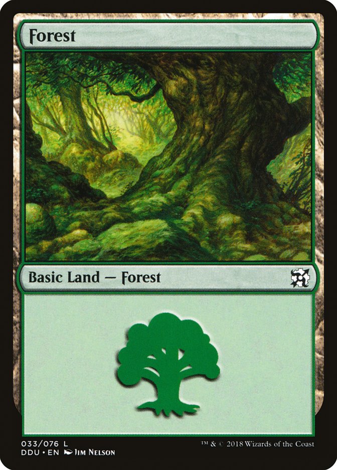 Forest (33) [Duel Decks: Elves vs. Inventors] | Rock City Comics