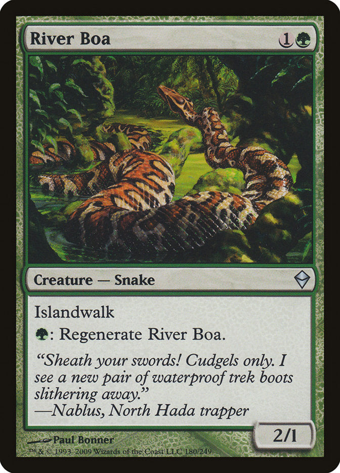 River Boa [Zendikar] | Rock City Comics