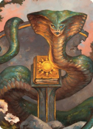 Guardian Naga Art Card [Commander Legends: Battle for Baldur's Gate Art Series] | Rock City Comics