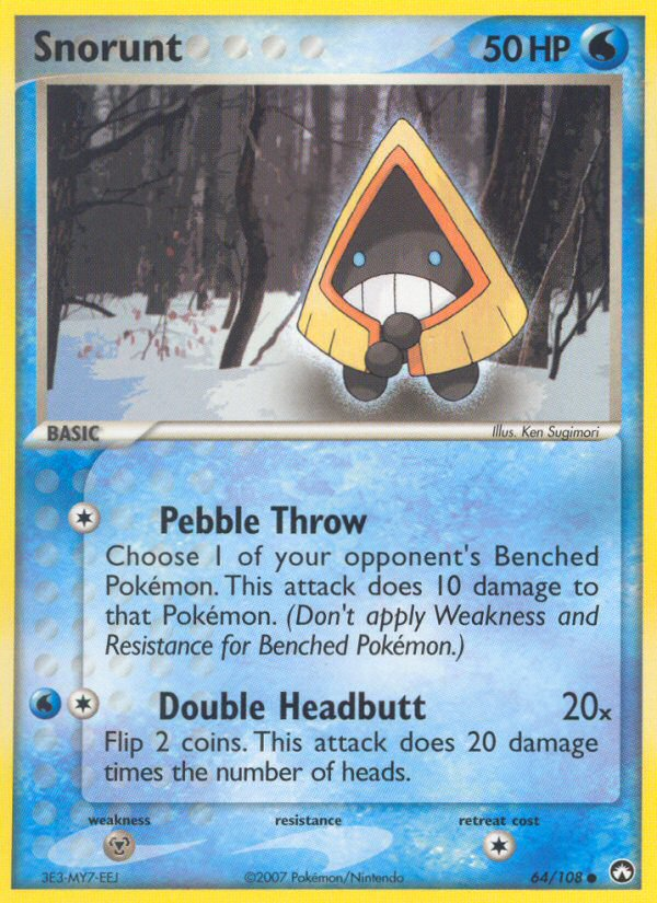 Snorunt (64/108) [EX: Power Keepers] | Rock City Comics