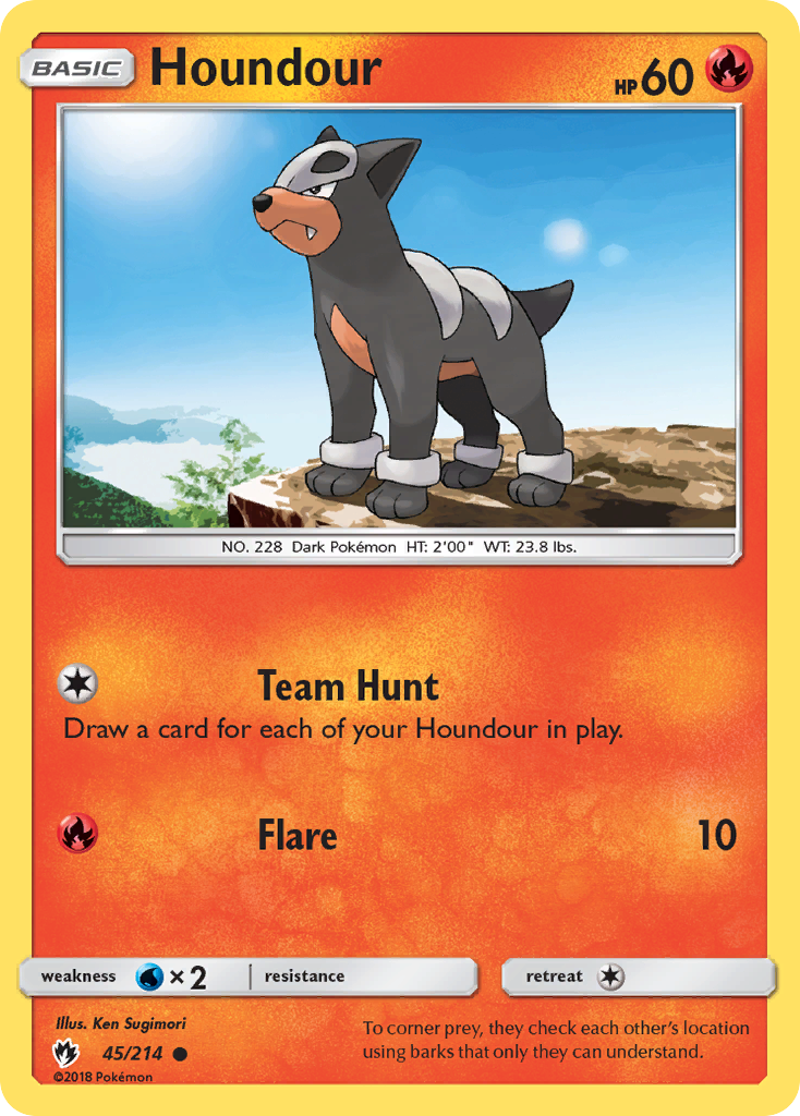 Houndour (45/214) [Sun & Moon: Lost Thunder] | Rock City Comics