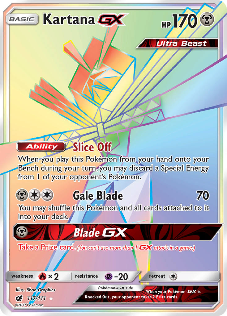 Kartana GX (117/111) [Sun & Moon: Crimson Invasion] | Rock City Comics