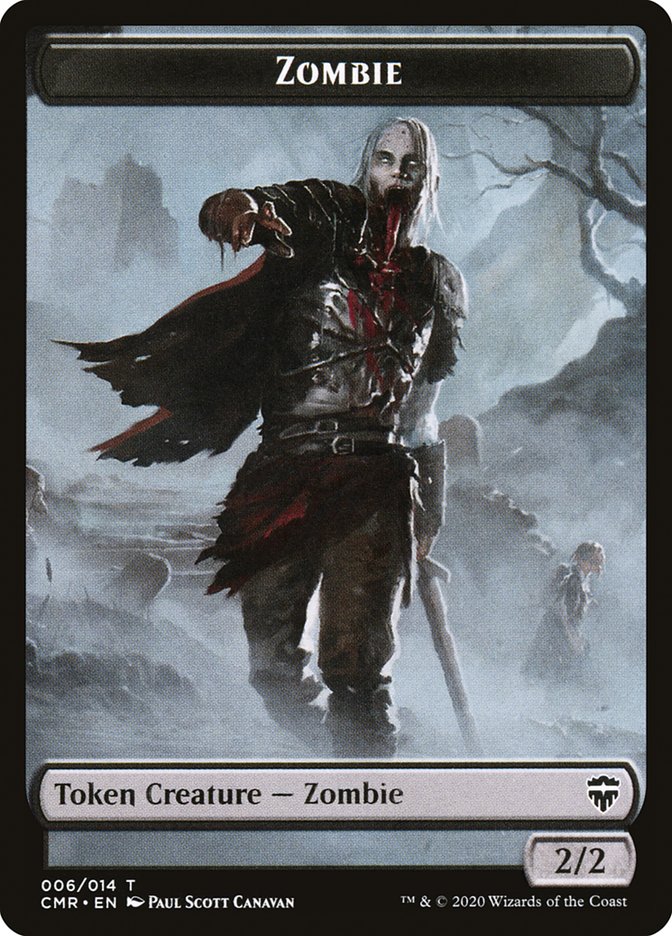 Elf Warrior // Zombie Token [Commander Legends Tokens] | Rock City Comics