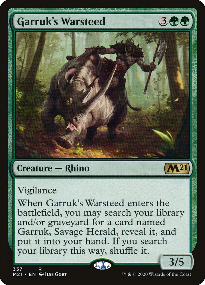 Garruk's Warsteed [Core Set 2021] | Rock City Comics