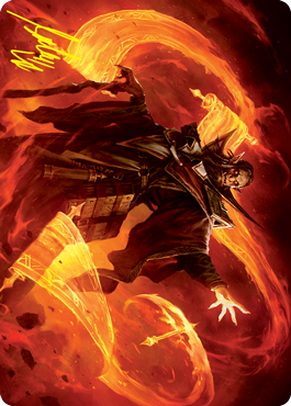 Plargg, Dean of Chaos Art Card (Gold-Stamped Signature) [Strixhaven: School of Mages Art Series] | Rock City Comics