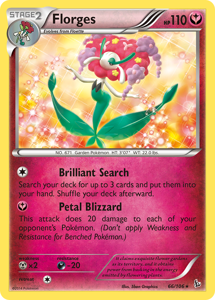 Florges (66/106) [XY: Flashfire] | Rock City Comics