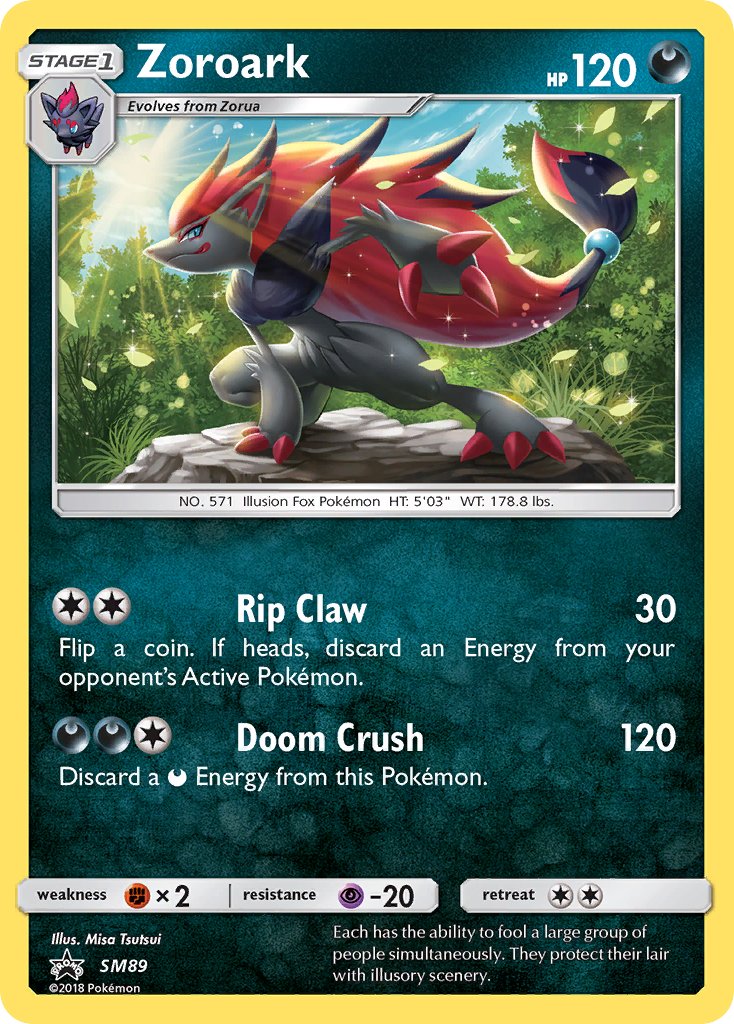 Zoroark (SM89) [Sun & Moon: Black Star Promos] | Rock City Comics