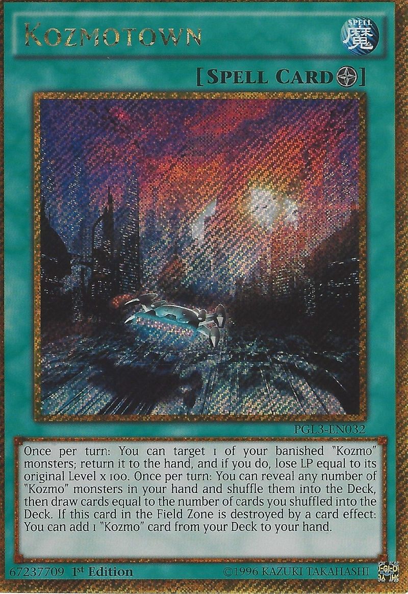 Kozmotown [PGL3-EN032] Gold Secret Rare | Rock City Comics