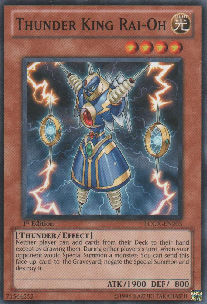 Thunder King Rai-Oh [LCGX-EN203] Common | Rock City Comics