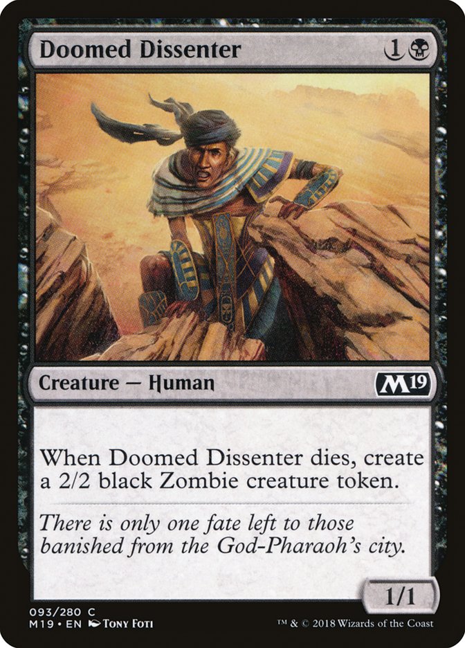 Doomed Dissenter [Core Set 2019] | Rock City Comics