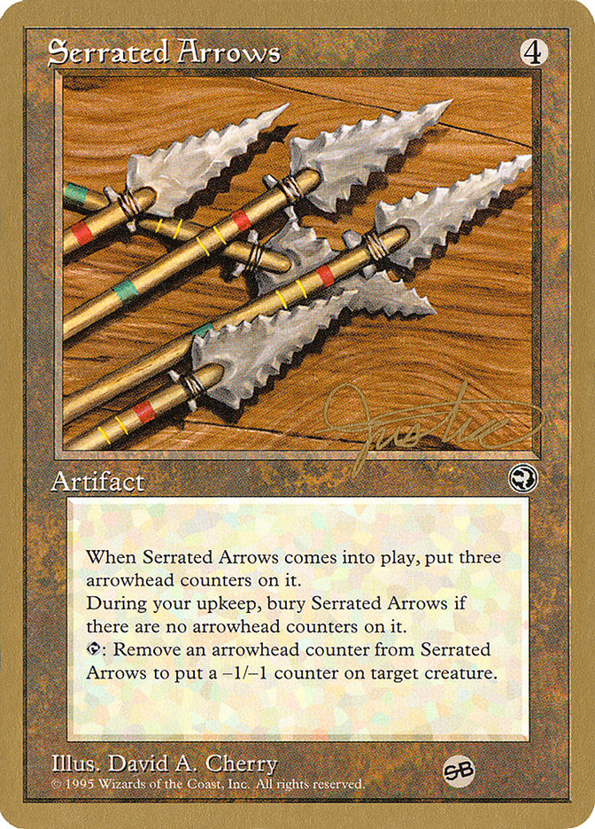 Serrated Arrows (Mark Justice) (SB) [Pro Tour Collector Set] | Rock City Comics
