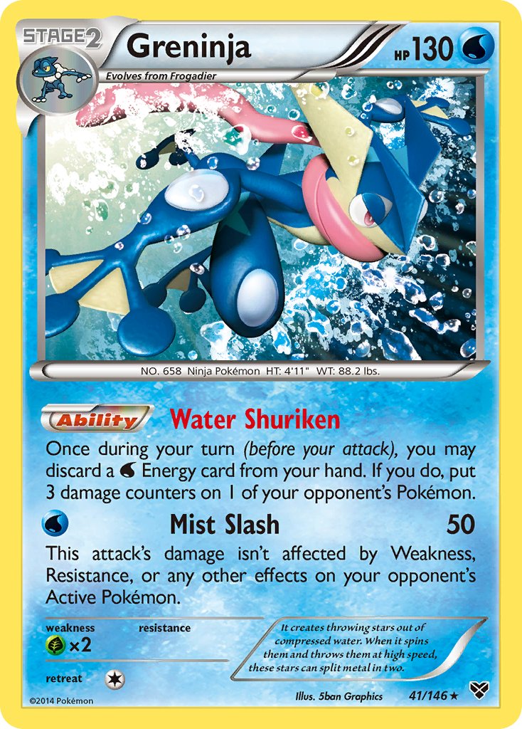 Greninja (41/146) (Cosmos Holo) (Blister Exclusive) [XY: Base Set] | Rock City Comics