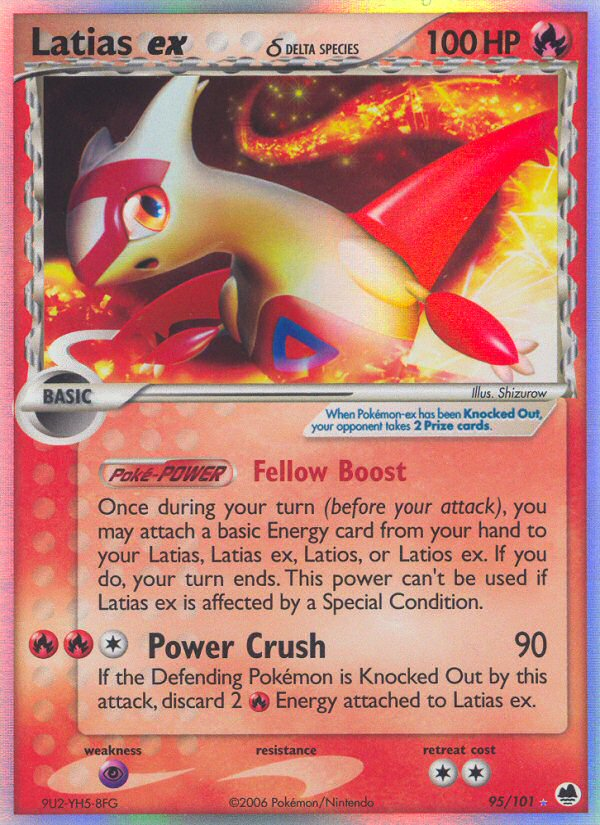 Latias ex (95/101) (Delta Species) [EX: Dragon Frontiers] | Rock City Comics