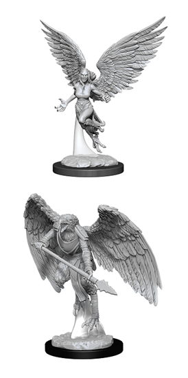 Dungeons & Dragons Nolzur’s Marvelous Miniatures: HARPY AND AARAKOCRA | Rock City Comics