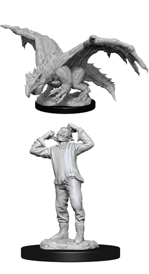 Dungeons & Dragons Nolzur’s Marvelous Miniatures: GREEN DRAGON WYRMLING | Rock City Comics