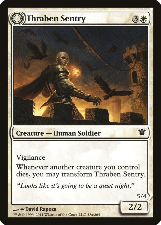 Thraben Sentry // Thraben Militia [Innistrad] | Rock City Comics