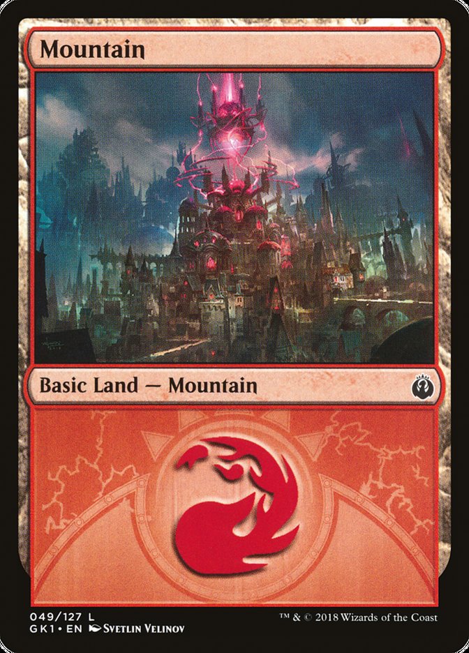 Mountain (49) [Guilds of Ravnica Guild Kit] | Rock City Comics