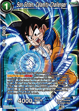 Son Goten, Calamity Challenger (BT14-042) [Cross Spirits] | Rock City Comics