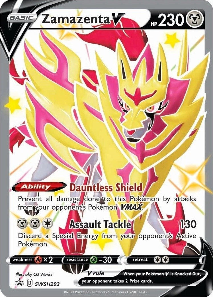 Zamazenta V (SWSH293) [Sword & Shield: Black Star Promos] | Rock City Comics