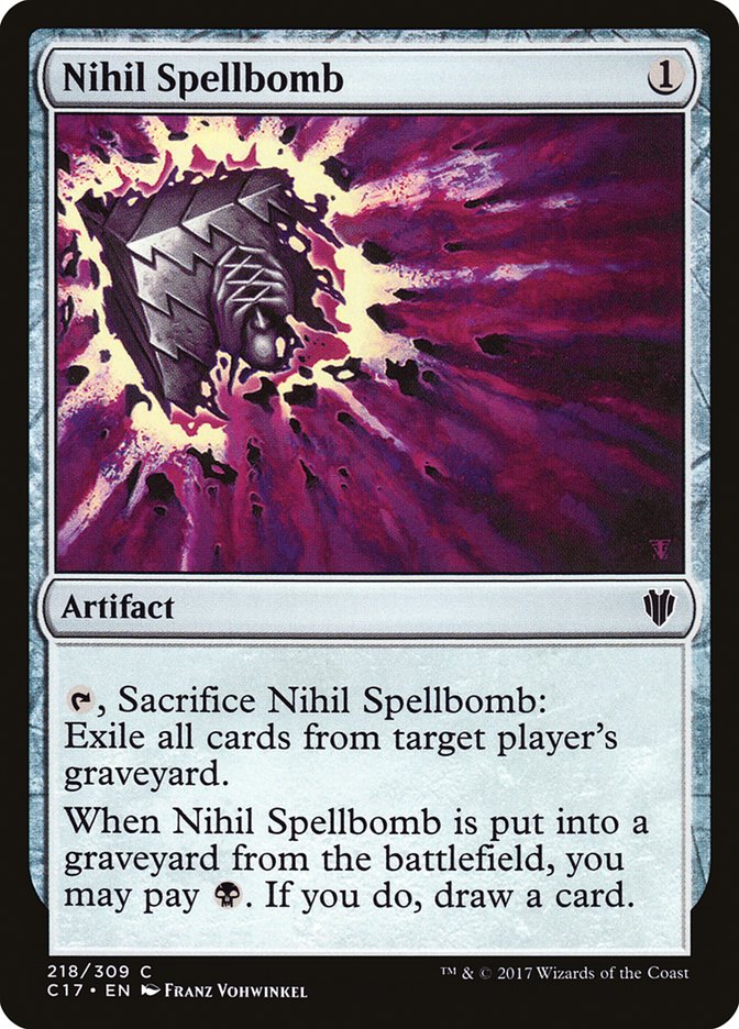 Nihil Spellbomb [Commander 2017] | Rock City Comics