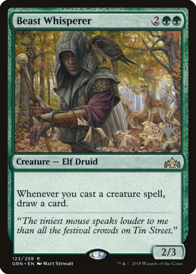 Beast Whisperer (Promo Pack) [Guilds of Ravnica Promos] | Rock City Comics