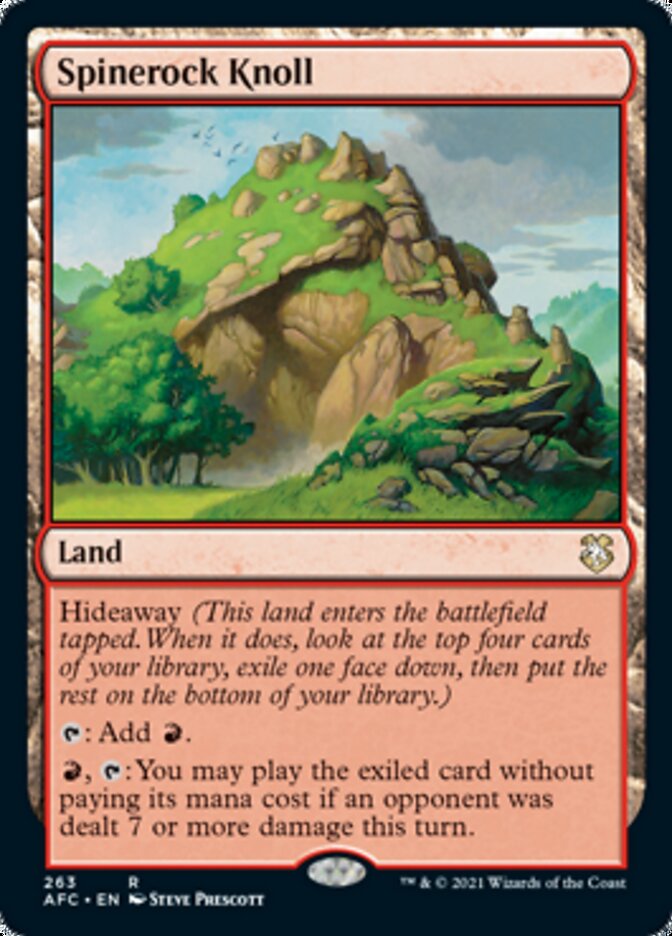 Spinerock Knoll [Dungeons & Dragons: Adventures in the Forgotten Realms Commander] | Rock City Comics