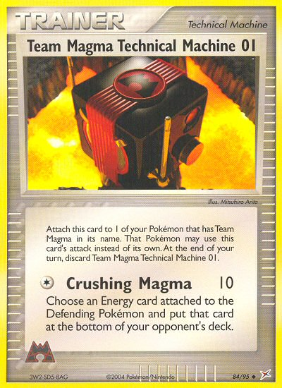 Team Magma Technical Machine 01 (84/95) [EX: Team Magma vs Team Aqua] | Rock City Comics