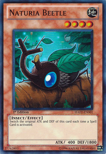 Naturia Beetle [HA02-EN001] Super Rare | Rock City Comics
