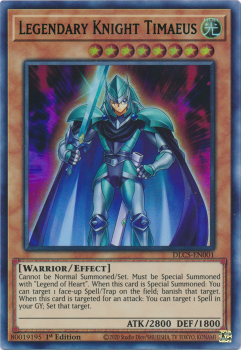 Legendary Knight Timaeus (Green) [DLCS-EN001] Ultra Rare | Rock City Comics